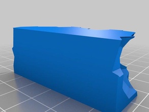 low poly falaise L'impression 3d 3d print model - Mito3D
