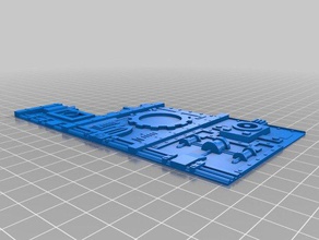 modulare terreno di sistema - manufactorum easy print giochi 28mm 40k in miniatura miniature rovine wargame wargames-giochi guerra warhammer 3d print model - Mito3D