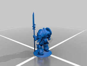 terminator chevaliers gris jouets & jeux 40k 3d print model - Mito3D