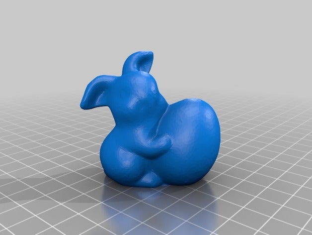 lapin de pâques - numérisation 3d animaux Numérisation Scanner La bunny déco décor la décoration figure figurine vacances miniature scanner 3D print model - Mito3D