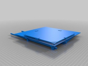 modular build bed support system monoprice select mini v2 3d printer parts platform 3d print model - Mito3D