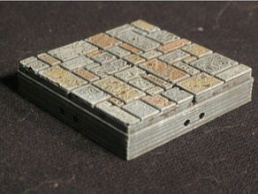 openforge 20 losa de piso juegos 28mm no molestar fieldstone losas piedra openforge2 3d print model - Mito3D