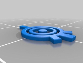 code lyoko xana logo 3d printing 3d print model - Mito3D