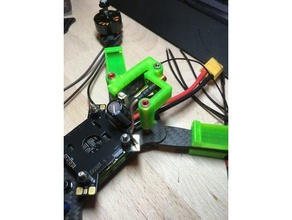 recall a6 quadcopter fpv antenna crossfire mount r c vehicles frame tbs 3d print model - Mito3D