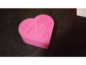 valentines day gift candy box containers holders girlfriend heart love you loved valentine gifts 3d print model - Mito3D