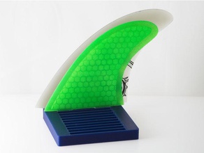 surfboard fin organizer - fcs sport & outdoors surf 3d print model - Mito3D