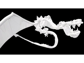 impresionante dragón de baja poligonización creado google bloques oculous vr las esculturas bloquea poli oculus rift la realidad virtual 3d print model - Mito3D