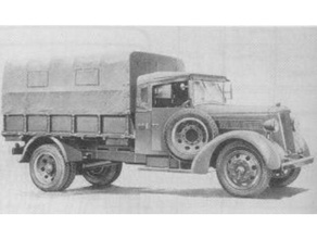 tipo 97 isuzu i veicoli giappone militare il serbatoio camion l'arma ww2 la seconda guerra mondiale 3d print model - Mito3D