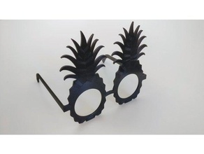pineapple party glasses 3d printing carnival 3d print model - Mito3D