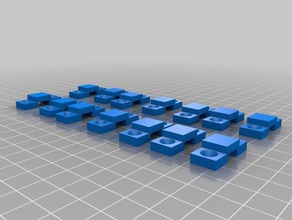 led strip clips 3d Drucker Zubehör 3d print model - Mito3D