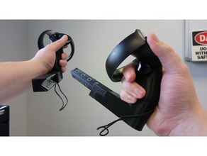 oculus touch split pistola stock morti, effetto 2 in poi pavlov video giochi rift cv1 virtuale la realtà vr 3d print model - Mito3D