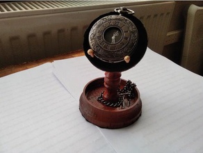 pocket watch stand 3d printing printed support 3d print model - Mito3D