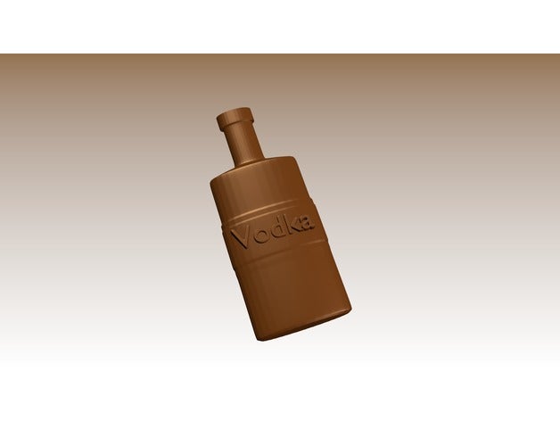 vodka chocolate mold kitchen & dining bar cheeky breeky gopnik slav slavic 3D print model - Mito3D