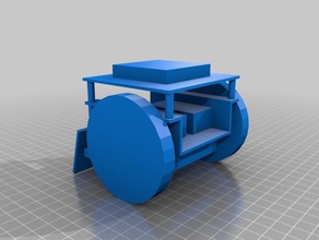 sumobot modelo La impresión en 3d el robot la robótica 3d print model - Mito3D