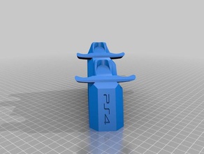 ps4-Steuerung stand-playstation-logo video-Spiele 3d print model - Mito3D