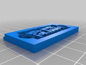 le travail de munitions patch pièces et badges des signe 3d print model - Mito3D