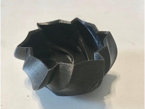 Spirale genoppten Schale Dekor 3dprintable 3d-Drucker 3d-drucken Schüssel verrückt Dekorative verzierte ridged spiral-Schüssel einzigartig 3d print model - Mito3D