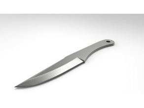 throwing knife arms cold steel weapon 3d print model - Mito3D