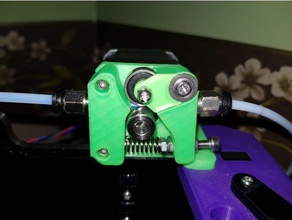 basit bowden alanında 3d yazıcı ekstruder bowd flex esnek filament ninjaflex 3d print model - Mito3D