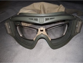 revisão deserto locus rx conector de inserção óculos esporte & ao ar livre airsoft proteção 3d print model - Mito3D