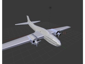 attacker bomber plane iar - ab29 vehicles aircraft airplane 3d print model - Mito3D