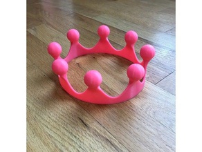toy crown costume princess tiara 3d print model - Mito3D