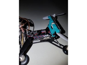 eachine qx95 bar mount açtı r c araçlar drone led openscad quadcopter 3d print model - Mito3D