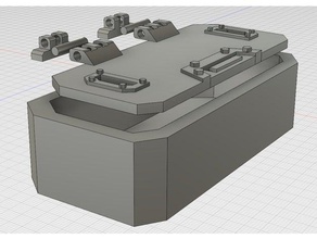 trx-4 top door hinge container 3d printing 3d print model - Mito3D