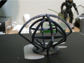 diamond-dome-torture test 3d-Druck-tests Drucker torture 3d print model - Mito3D