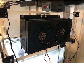 karbon filtre 3d yazıcı parçaları 3d print model - Mito3D