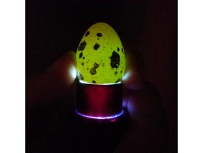 yumurta candler Eki feneri açık ve bahçe kuşlar tavuk bıldırcın yumurtası 3d print model - Mito3D