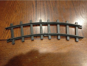 lionel ready-to-play curved train track mechanical toys polar express ready play 3d print model - Mito3D