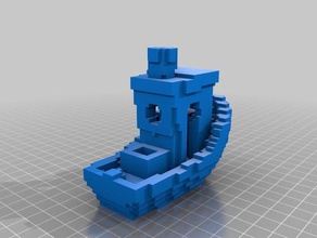 voxel benchy Stampa 3d prove 3dbenchy 3d print model - Mito3D