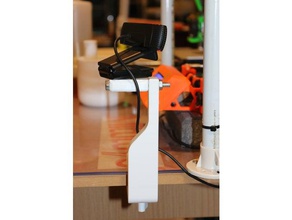 webcam-Halter Kamera Blitzschuh hot-shoe webcam mount 3d print model - Mito3D