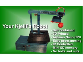 kjellfa Roboter in der Robotik 3d-drucken programmierbare die Programmierung 3d print model - Mito3D