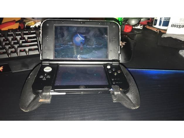 nueva 3ds xl agarre juegos el de nintendo 3D print model - Mito3D