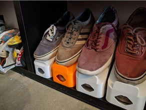 ayakkabılar çok boyutları Organizatör organizasyon chaussure chaussures çift soyunma odası garde guarda guardarropa doktoru ajanda raf aralığı kaftan oda Kaydet koruyucu tasarruf ayakkabı yuvası yuvaları alanı uzay koruyucusu dur depolama mağaza tidy dolap zapato 3d print model - Mito3D