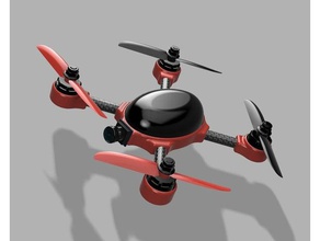 g-cuádruple 150 r c vehículos quadcopter diydrones drone los drones de carreras el fpv montaje la cámara racer micro miniquad mini quad marco quadrocopter 3d print model - Mito3D