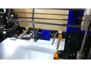 anet a8 small back brace 3d printer parts upgrade stiffener 3d print model - Mito3D