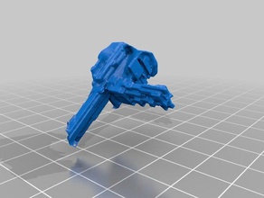 subnautica pistola sculture 3d print model - Mito3D