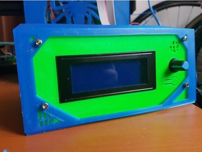 lcd-display-caso Impressora 3d acessórios caso lcd de montagem mks aranha tarantula tevo 3d print model - Mito3D