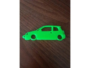 keychain lupo keychains 3d print model - Mito3D