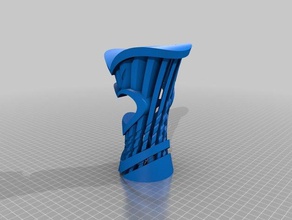 Liebe random Mathe-Kunst Heuschrecke Herz parametric rhino saint-valentin 3d print model - Mito3D