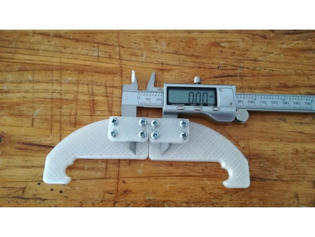 10mm asta magnetica vernier caliper estensione Stampante 3d parti pinza delta stampante kossel 3D print model - Mito3D