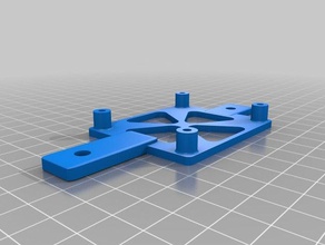 mosfet holder 90mm gap between mount holes 3d printer parts 3d print model - Mito3D