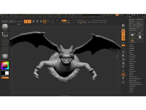 busto charizard con textura drago giochi 3d print model - Mito3D