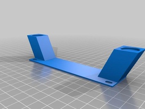 cr-10 controlbox simple foot stand 3d printer accessories control box feet 3d print model - Mito3D