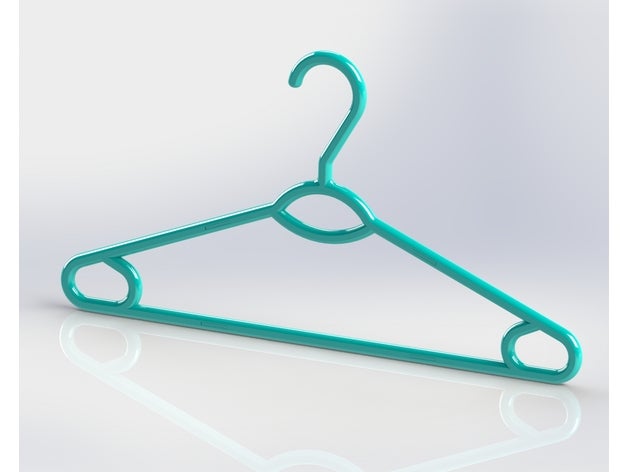 cintre les articles ménagers vêtements le crochet 3D print model - Mito3D