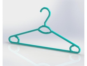 cintre Kleiderbügel Haushalt versorgt Kleidung häkeln hanger 3d print model - Mito3D