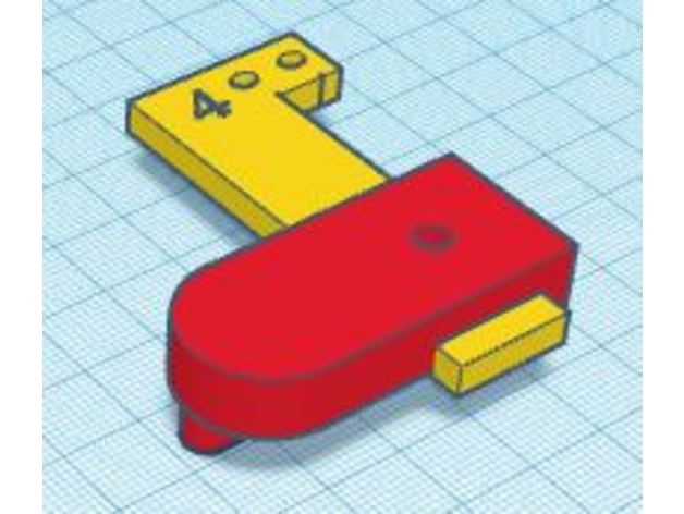 hictop asse y fermo regolabile con stop di fine corsa Stampante 3d parti del punto arresto monte 3D print model - Mito3D